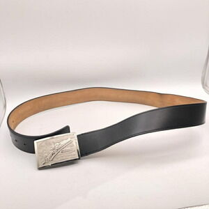 LOUIS VUITTON Santur Jeans Belt Black M6812 Louis Vuitton